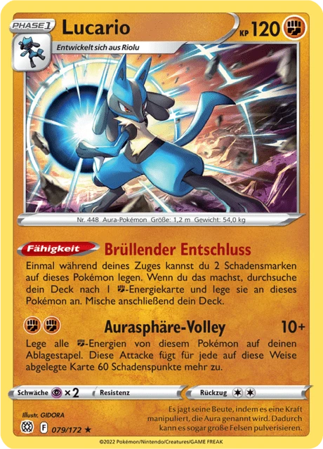 Lucario – Reverse Holo
