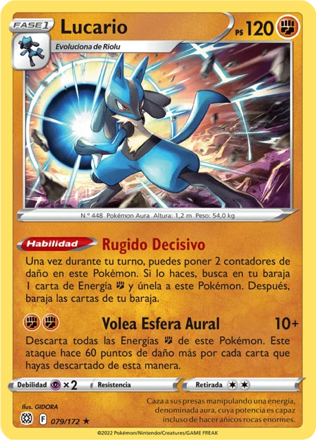 Lucario – Reverse Holo