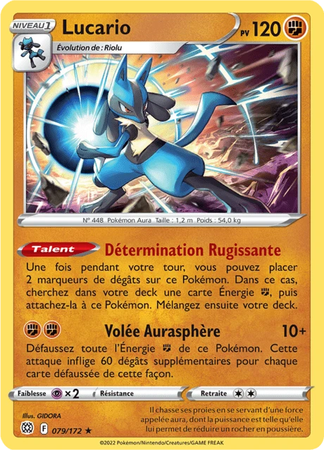 Lucario – Reverse Holo