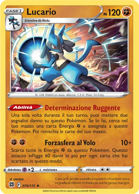Lucario – Reverse Holo