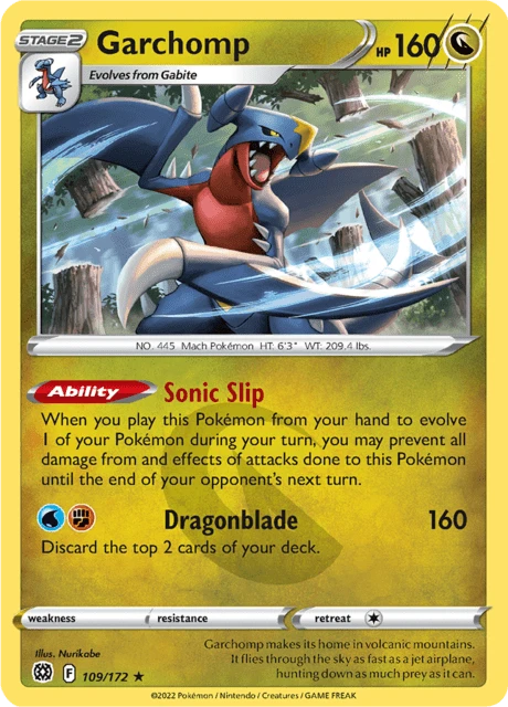 Garchomp – Reverse Holo