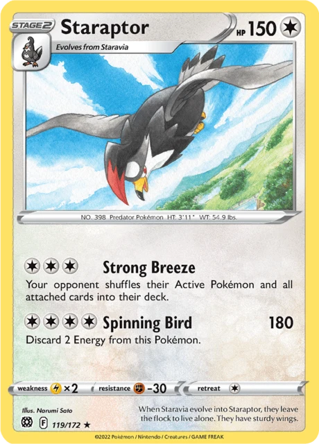 Staraptor – Reverse Holo