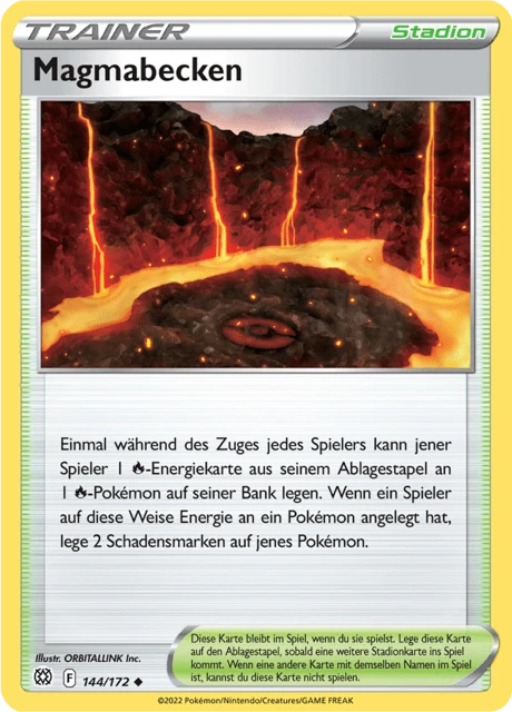 Magmabecken – Normal
