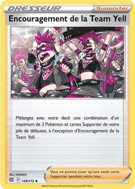 Encouragement de la Team Yell – Normal