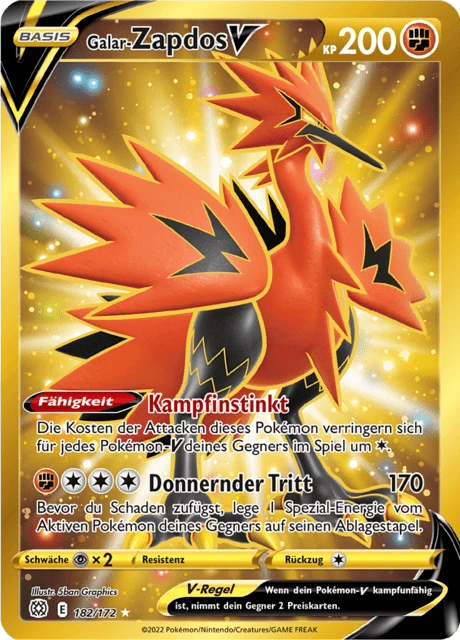 Galar-Zapdos V – Holo