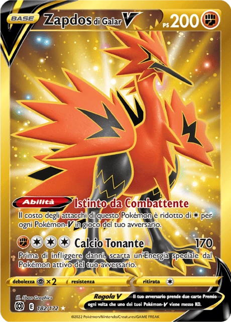 Zapdos di Galar V – Holo