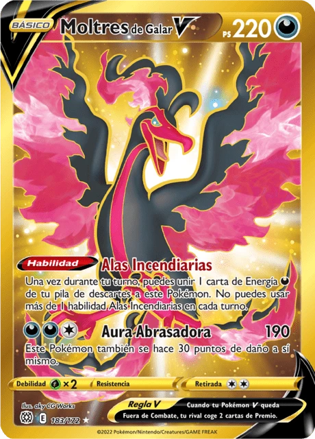 Moltres de Galar V – Holo