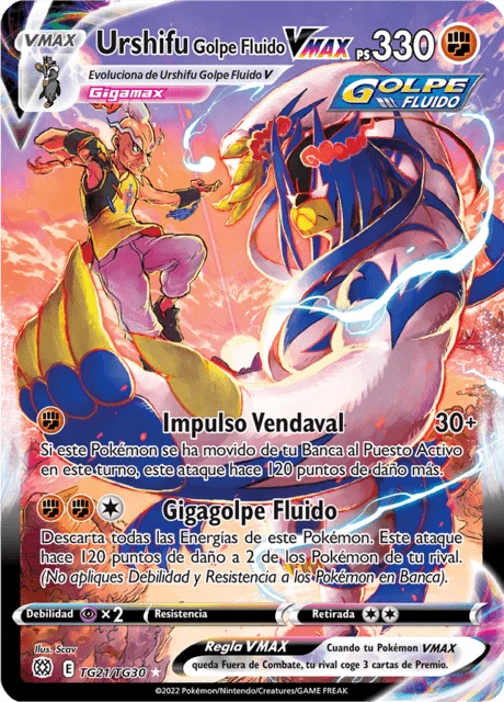Urshifu Golpe Fluido VMAX – Holo