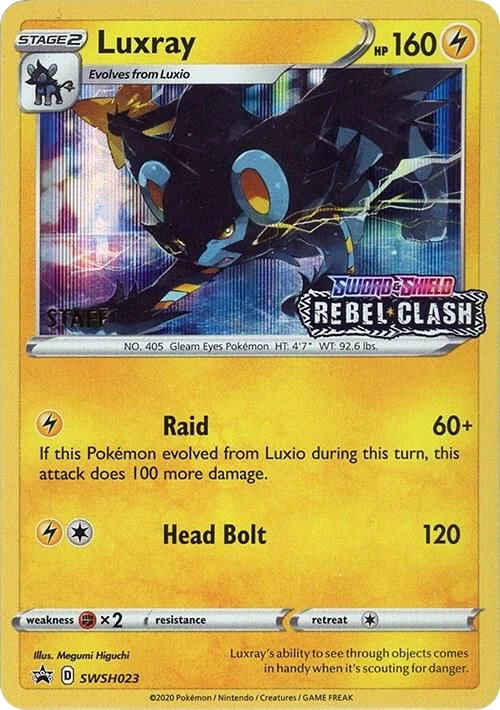 Luxray – Holo · Stamped