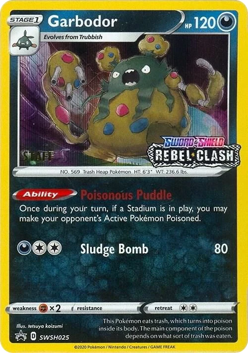 Garbodor – Holo · Stamped