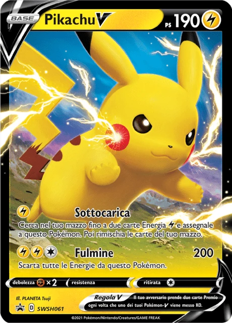 Pikachu V – Holo