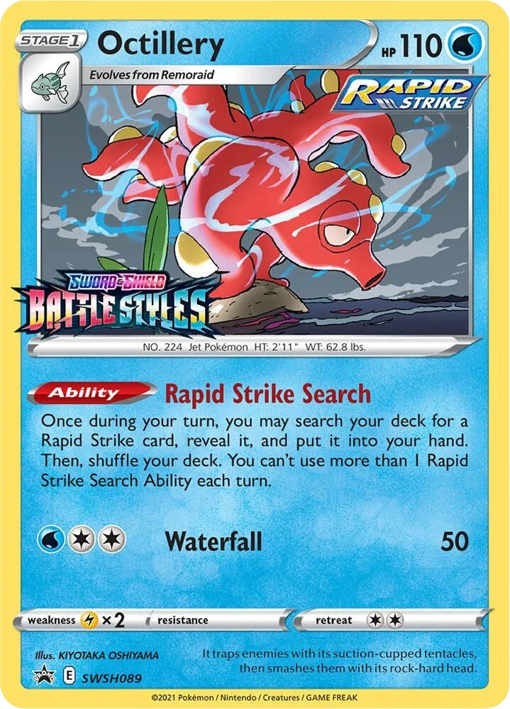 Octillery – Holo · Stamped