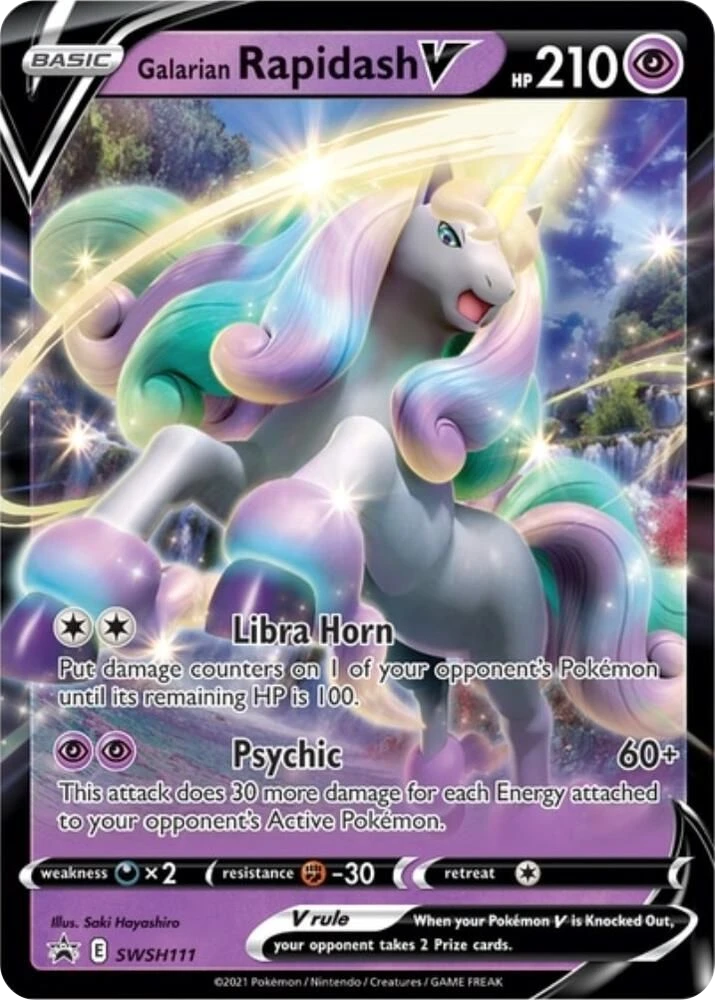 Galarian Rapidash V – Holo