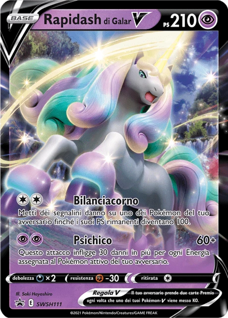 Rapidash di Galar V – Holo