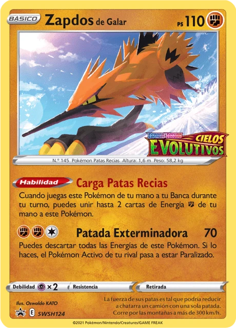 Zapdos de Galar – Holo