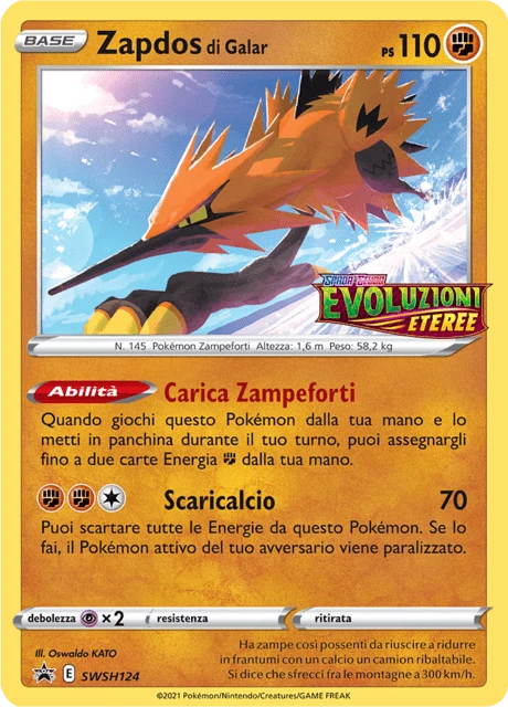 Zapdos di Galar – Holo