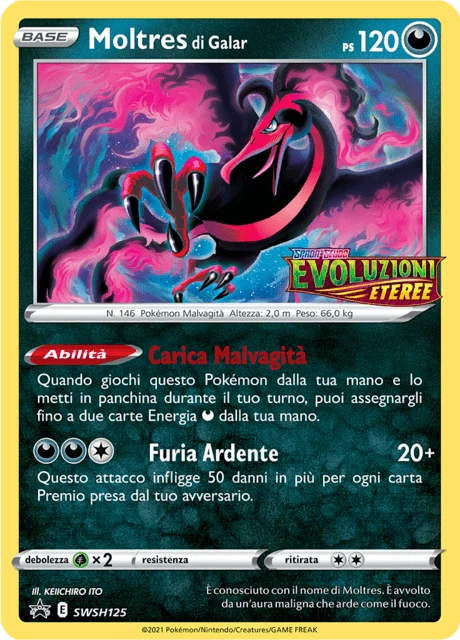 Moltres di Galar – Holo