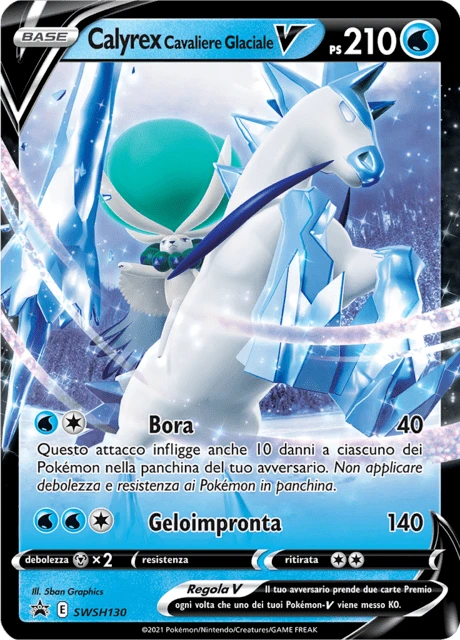 Calyrex Cavaliere Glaciale V – Holo