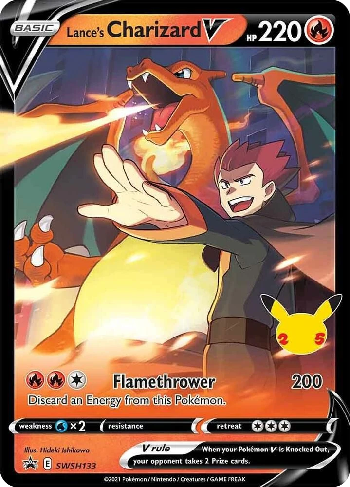 Lance's Charizard V – Holo