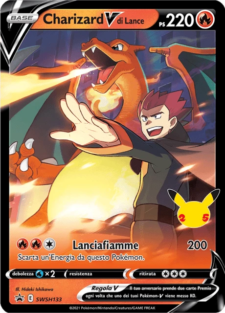 Charizard V di Lance – Holo