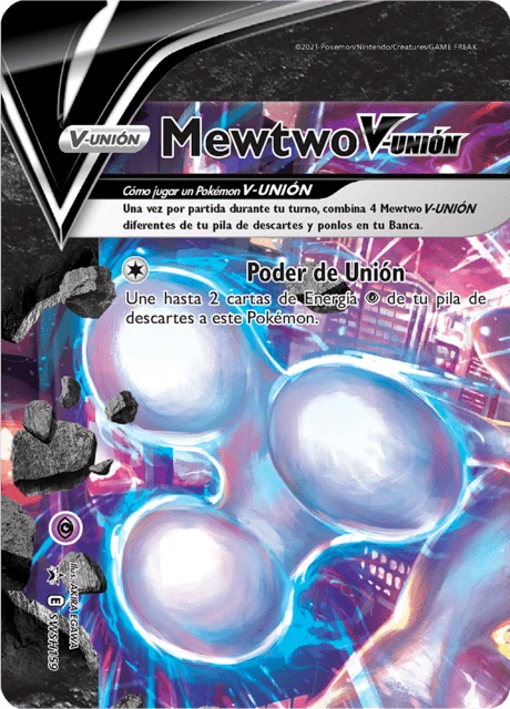Mewtwo V-UNIÓN – Holo