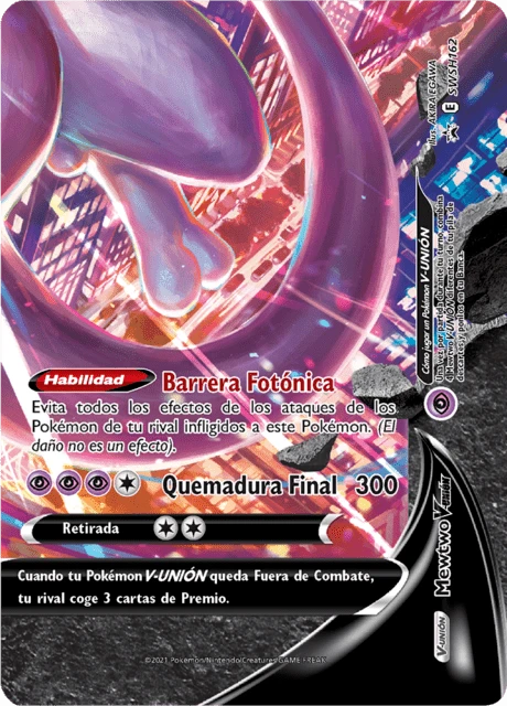 Mewtwo V-UNIÓN – Holo