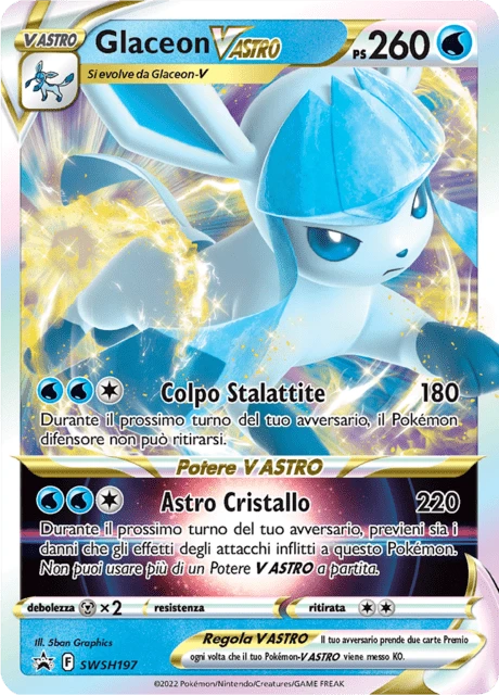Glaceon V ASTRO – Holo