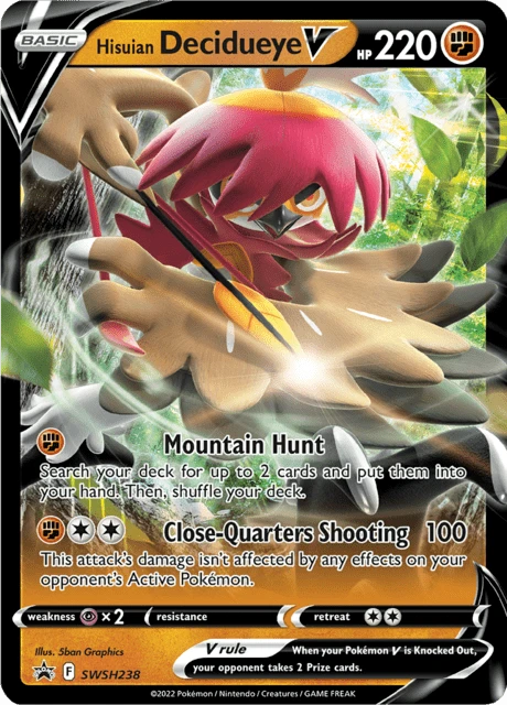 Hisuian Decidueye V – Holo