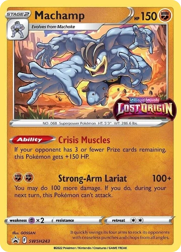 Machamp – Holo · Stamped