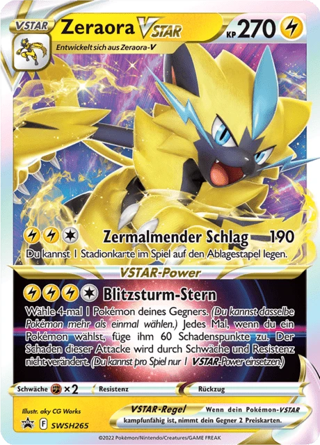 Zeraora VSTAR – Holo