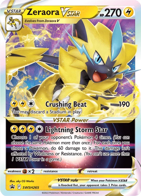 Zeraora VSTAR – Holo