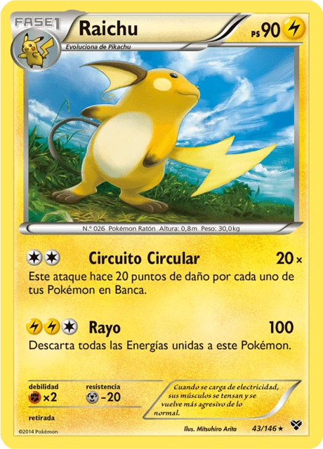 Raichu – Reverse Holo