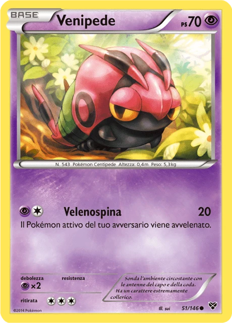 Venipede – Reverse Holo