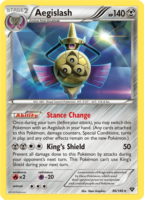 Aegislash – Reverse Holo
