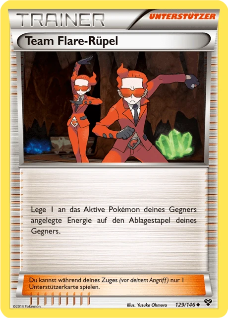 Team Flare-Rüpel – Reverse Holo