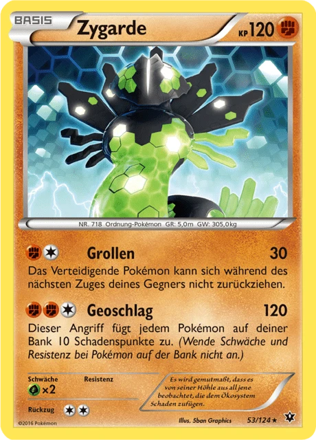 Zygarde – Reverse Holo
