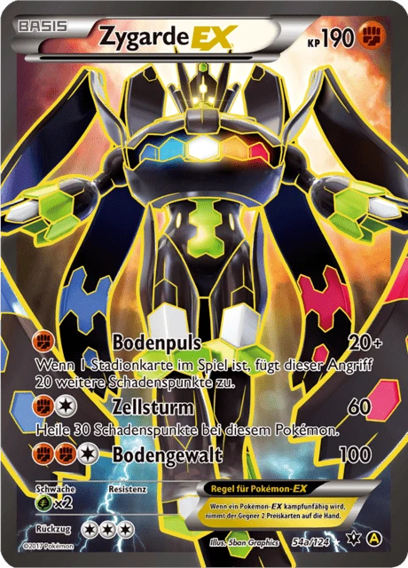 Zygarde-EX – Reverse Holo