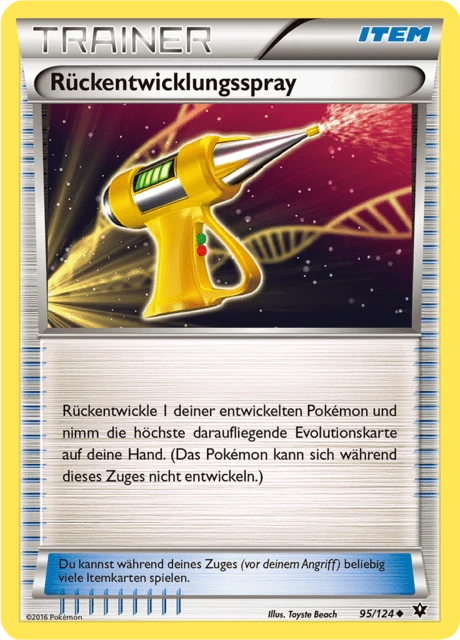 Rückentwicklungsspray – Normal