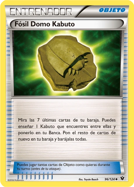 Fósil Domo Kabuto – Reverse Holo