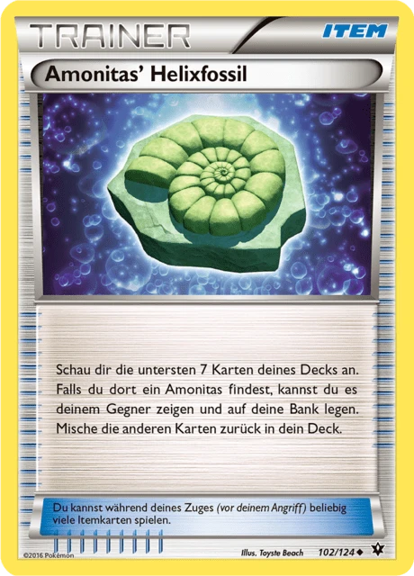 Amonitas' Helixfossil – Reverse Holo