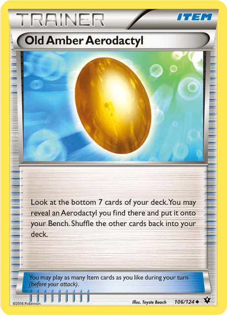 Old Amber Aerodactyl – Normal