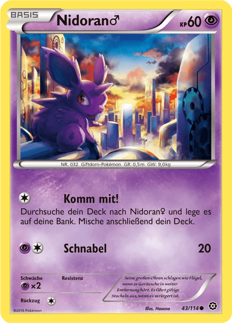 Nidoran♂ – Reverse Holo