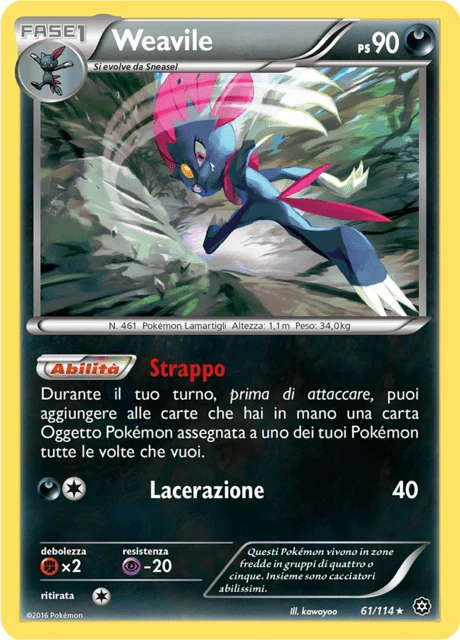 Weavile – Reverse Holo
