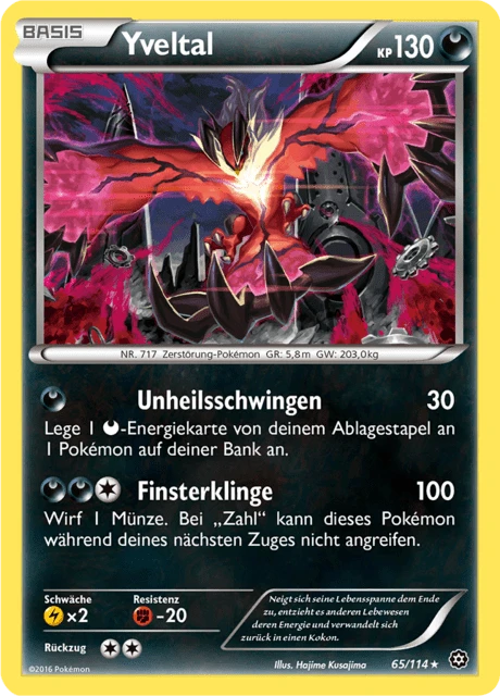 Yveltal – Reverse Holo
