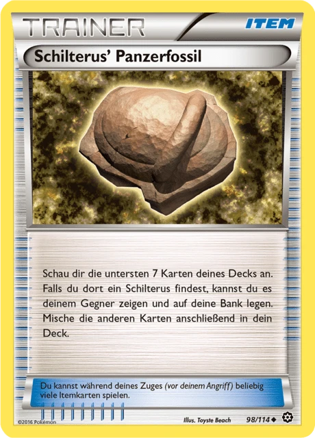 Schilterus' Panzerfossil – Normal