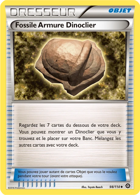 Fossile Armure Dinoclier – Normal