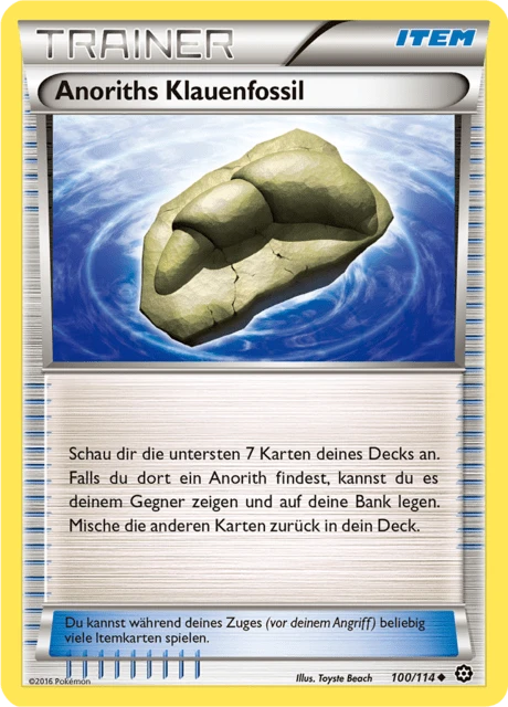 Anoriths Klauenfossil – Normal