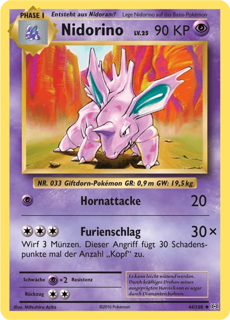 Nidorino – Reverse Holo