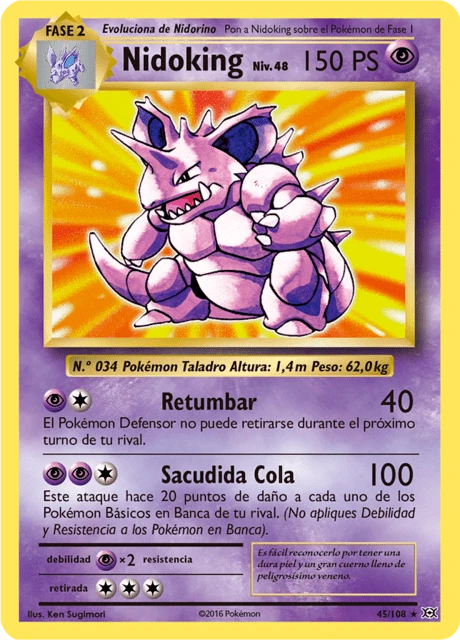 Nidoking – Reverse Holo