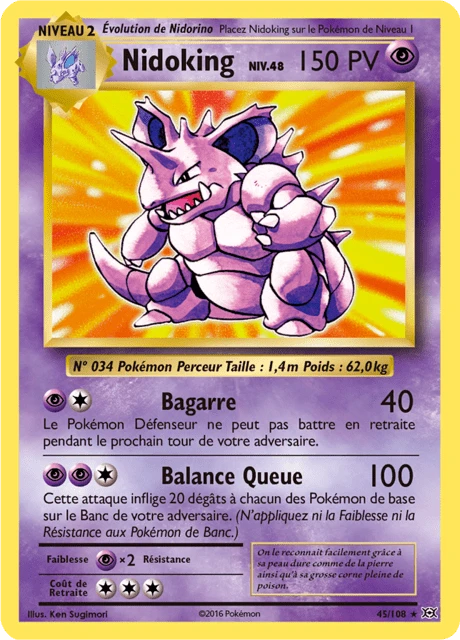 Nidoking – Reverse Holo